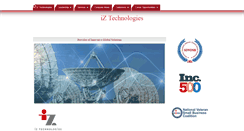 Desktop Screenshot of iztechnologies.com