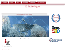 Tablet Screenshot of iztechnologies.com